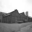 Motherwell, Craigneuk Street, Anderson Boyes
Exterior view from north west of Maintenance Department building (two bays in foreground built in 1927, further bay 1943)