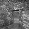 Kiln, view of interior showing entrance.