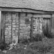 South West corner, brick infill, detail