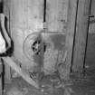 Interior.
Detail of winnowing machine fan within mill.