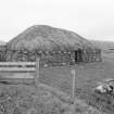 Beaton's Cottage.  View of byre from North West.