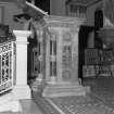 Glasgow, Abercromby Street, St Mary's RC Church.
Marble pulpit, detail.