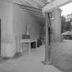 Northern outbuildings, view under eaves