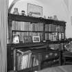 Ground floor, library, fitted bookcase, detail