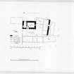 Argyll, Saddell Castle.
Photographic copy of floor plan.