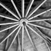 Interior view of roof structure, Baron's Folly, Down Law.