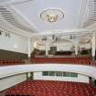 Auditorium, view from stage to West