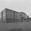 Secondary school. Main central block. View from S