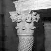 Interior.
Baldacchino, detail of column capital.