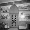 Church, vestibule, entrance door, detail