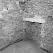 Interior.
Ground floor, scullery, detail of fireplace.