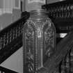 Staircase, detail of newel post