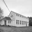 Edinburgh, West Mill Road, West Mills.
View from E of detached two-storeyed, white rendered gabled block at N end of the site.