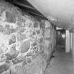 View of corridor inside attached bothy block