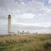Barns Ness Lighthouse.
General view from NW of lighthouse compound.
