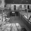 Newtongrange, Lady Victoria Colliery, Smithy
Smithy: interior view from north, showing steel chute (function unknown)