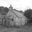 View from NNW house and lean to corrugated iron extension.