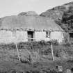 View of thatched cottage in Sanna