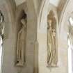 Detail of cloister statuary