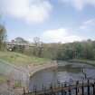 Blantyre, Station Road, David Livingstone Memorial Footbridge
General view of bridge from SW
