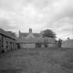 View of courtyard from East with house beyond