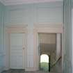 Interior.
View from S of hallway of Hopetoun Loft.