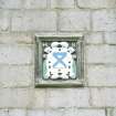 Aberdeen, King's College, Chapel.
Detail of armorial panel on South side of chapel.