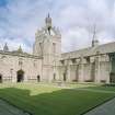 Aberdeen, King's College, Chapel.
View from courtyard from South East.