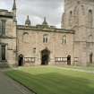 Aberdeen, King's College, Chapel.
View of entrance to courtyard from South East.