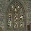 Aberdeen, Chanonry, St Machar's Cathedral, Interior.
General view of stained glass window in south wall.