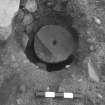 Area 1 F1059D  Beehive quern in situ, from N
