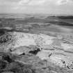 Dunion Hill excavation photograph.
View of excavation areas, quarry and landscape beyond.