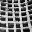 View of nesting boxes inside dovecot at Kirroughtree House.