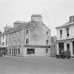 View of Colchester Square, Lochgilphead, from south west, showing part of the Post Office and the premises of Donald Crawford jeweller