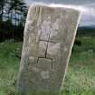 Early Christian headstone from burial ground on Eilean Fhianain.