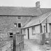 View of houses on Main Street, Abernethy. Demolished 1966.