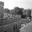 View of roof of male block two, Jedburgh Castle Jail.