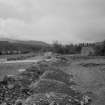 Distant view of Inver Bridge and Mill of Inver from NE. 
