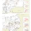 Site plans of farmsteads, Tolophin and Craig of Bogs.