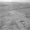 Oblique aerial view of Callanish stone circle and stone row, Lewis.