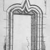 Badenheath tower, drawing showing doorway.