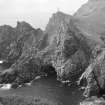 View from Bioda Mor of An Fhaing and Cul Cleite, Dun