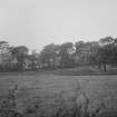 Photograph recording the site of Granton Gasworks, Edinburgh, prior to construction, looking E to W across the site.