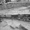 Excavation photograph : section 8, from west to east, looking south.