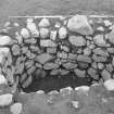 Castle of Wardhouse excavation archive
Area 1: Detail of all four sides of stone lined pit 101.