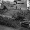 General view of dovecot and stable, Durn House.
