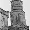 Detail of entrance tower, Gelston Castle.