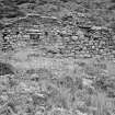 View of the remains of Howlet's House, Glencorse, from SW.