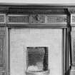 Interior view of Woodhouselee showing detail of chimneypiece.