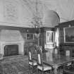 Interior view of Udny Castle showing hall (now dining room).